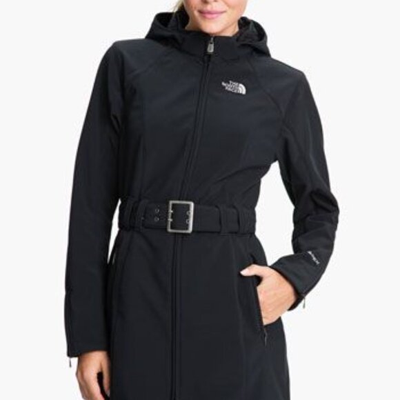 THE NORTH FACE Apex Bionic Belted Trench Hoodie Coat S/P - Picture 2 of 11